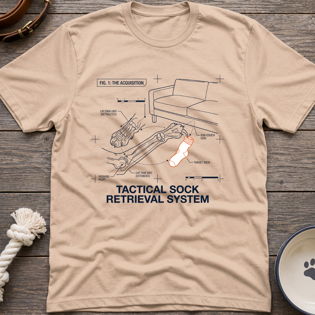 Sock Thief Diagram T-Shirt
