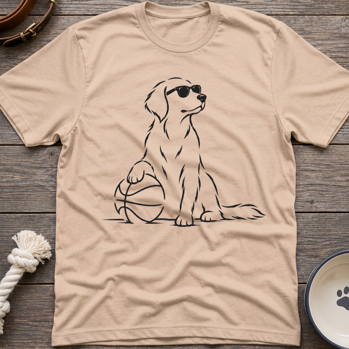 Basketball Pup T-Shirt