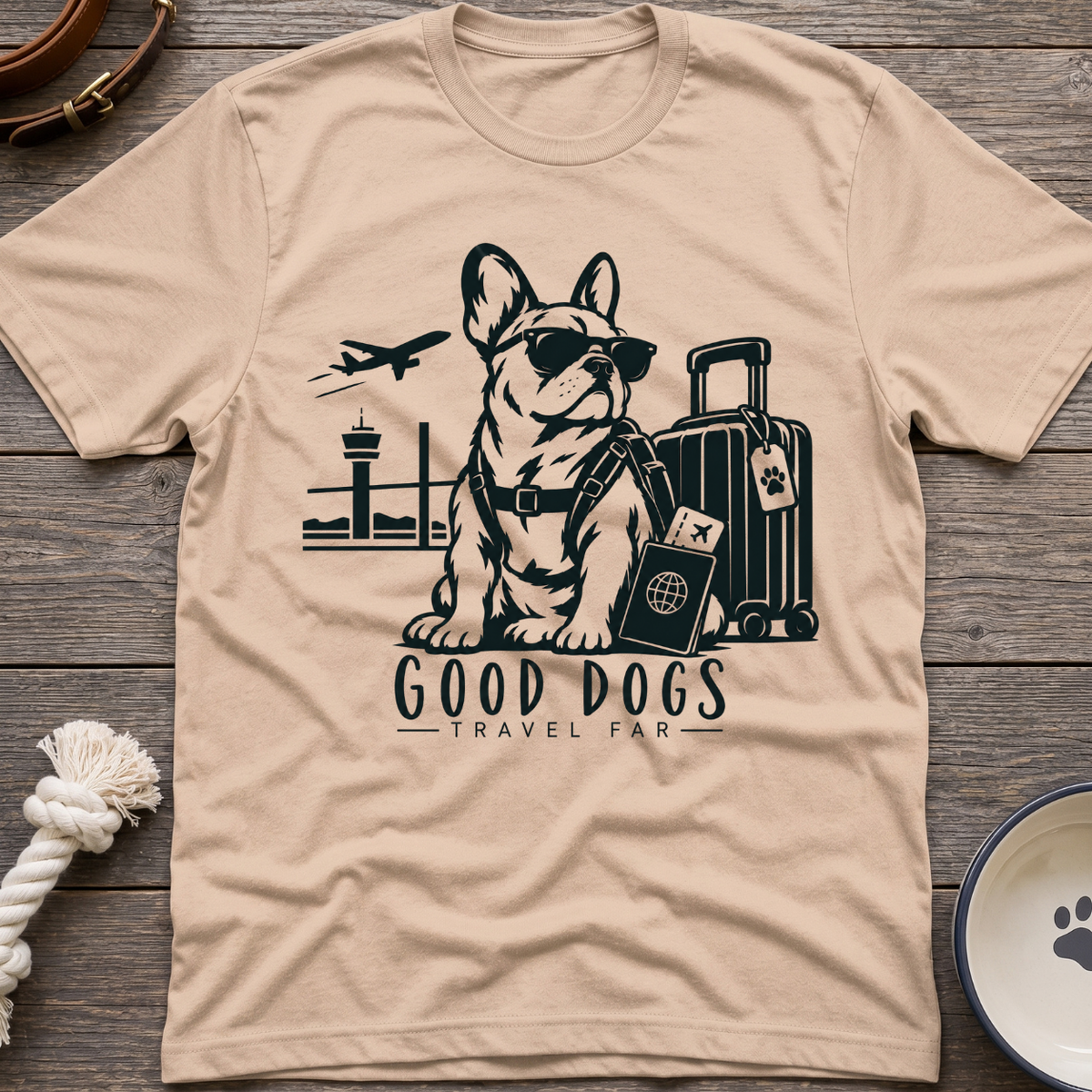 Good Dogs Travel T-Shirt