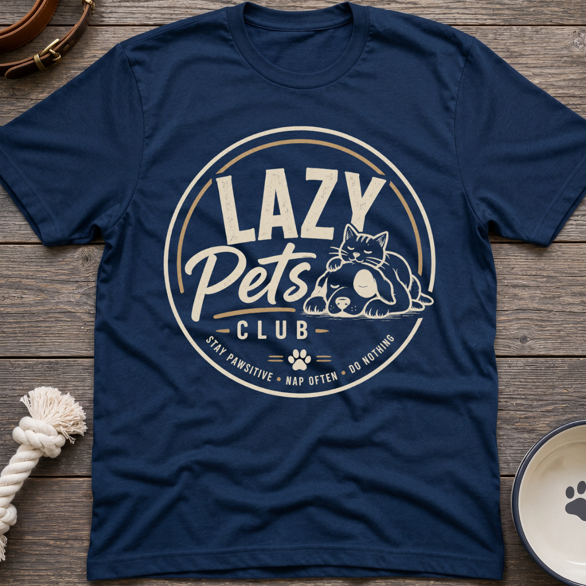 Lazy Pets Club T-Shirt