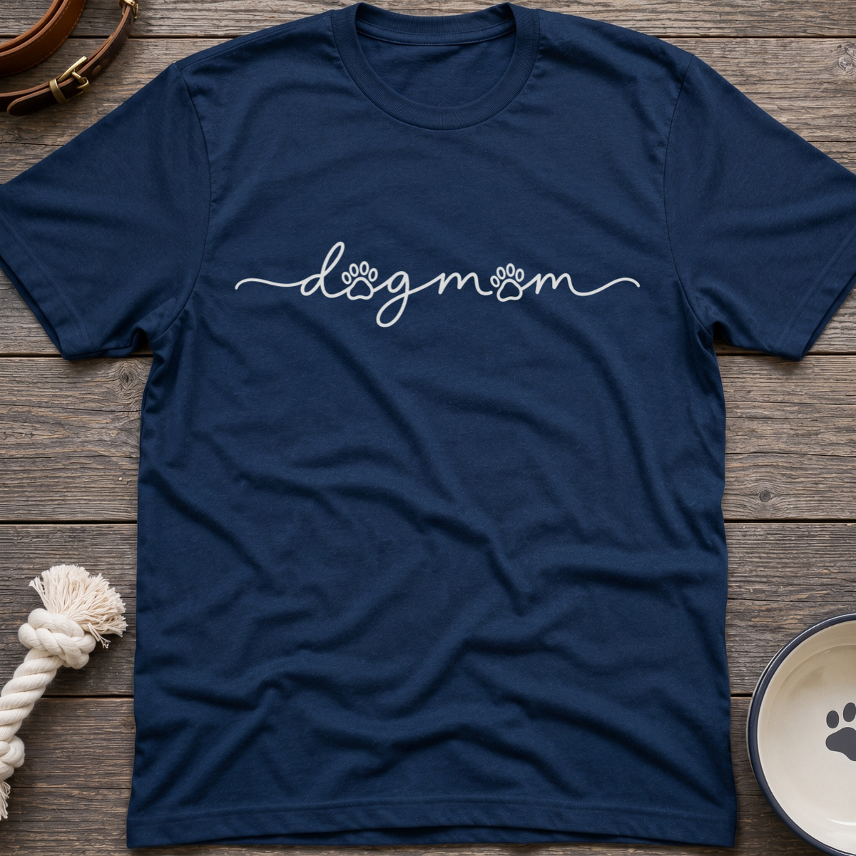 Dog Mom Script T-Shirt