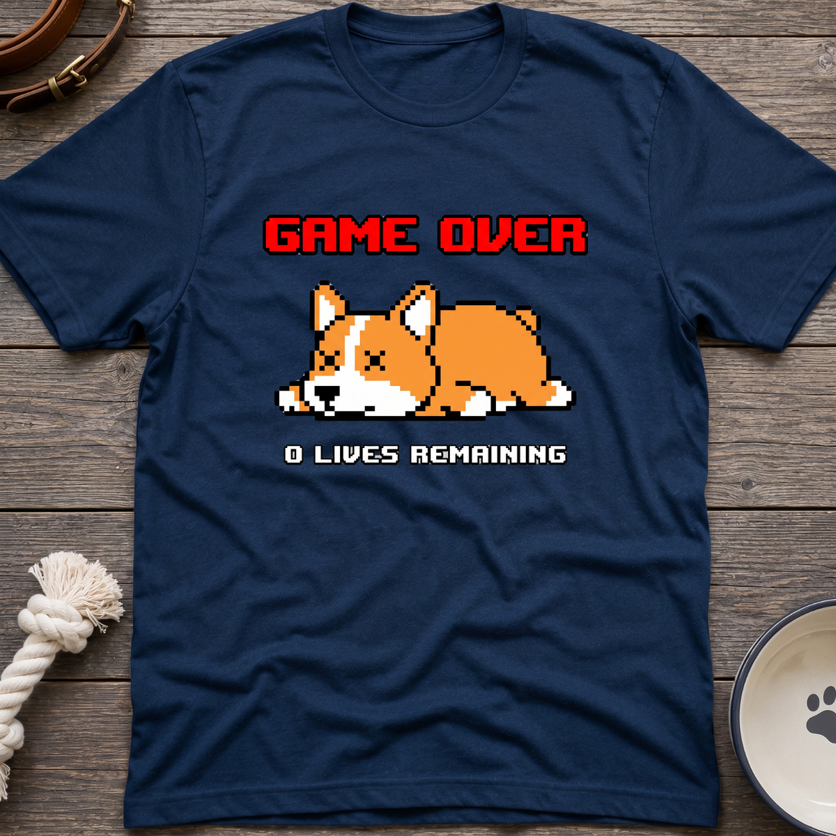 8 Bit Zero Life Remaining T-Shirt