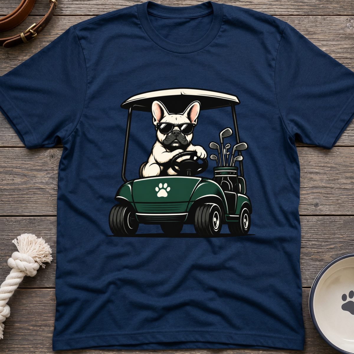 Golfing Frenchie T-Shirt