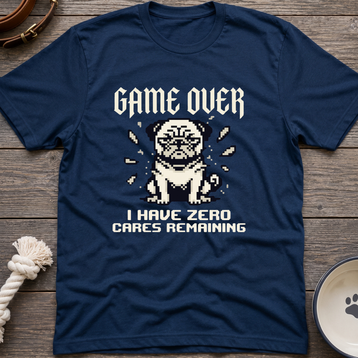 8 Bit Zero Care T-Shirt