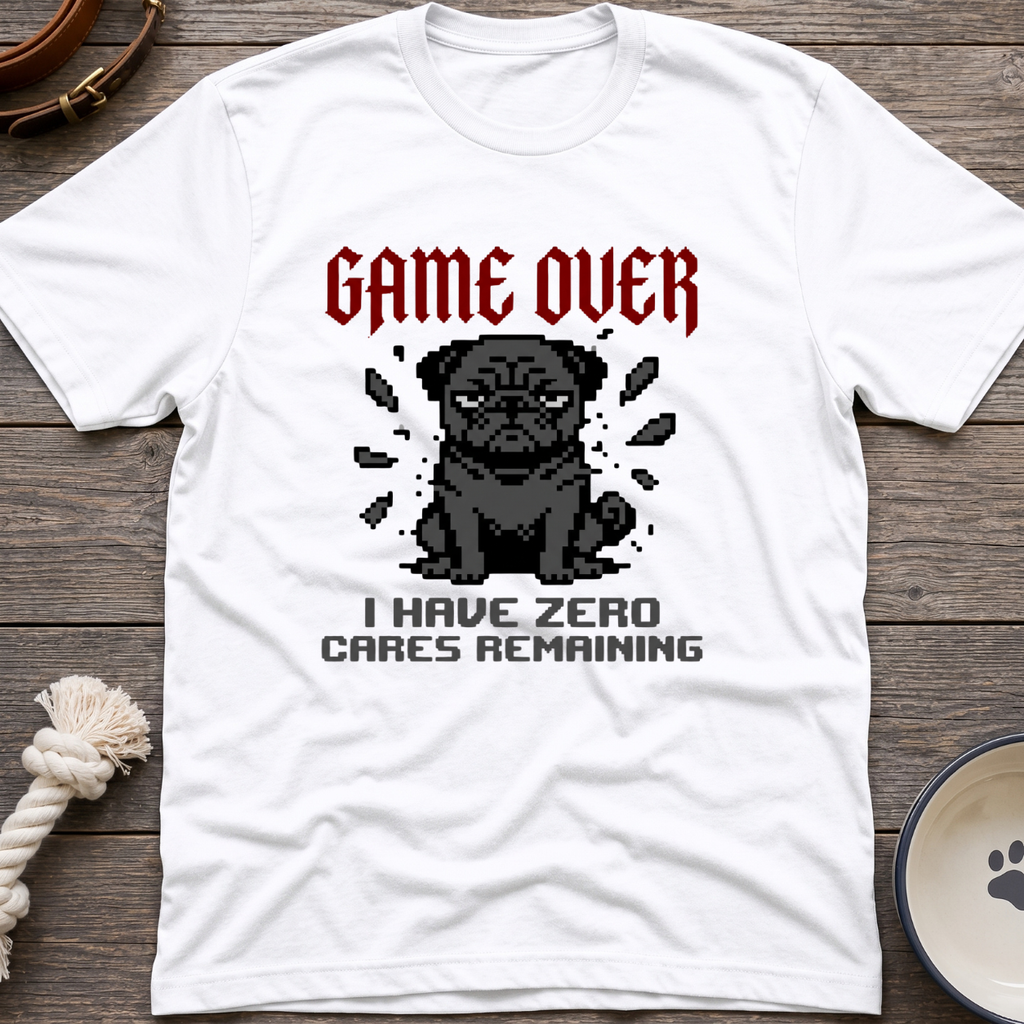 8 Bit Zero Care T-Shirt