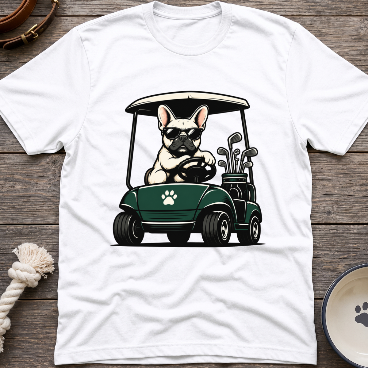 Golfing Frenchie T-Shirt