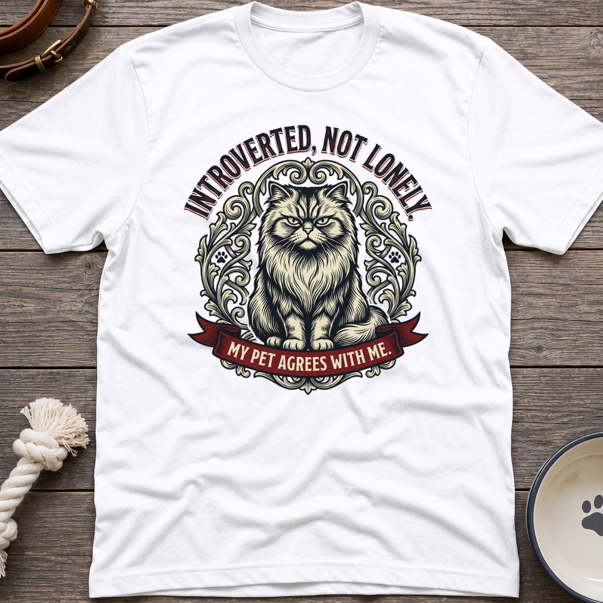 Introverted Cat T-Shirt