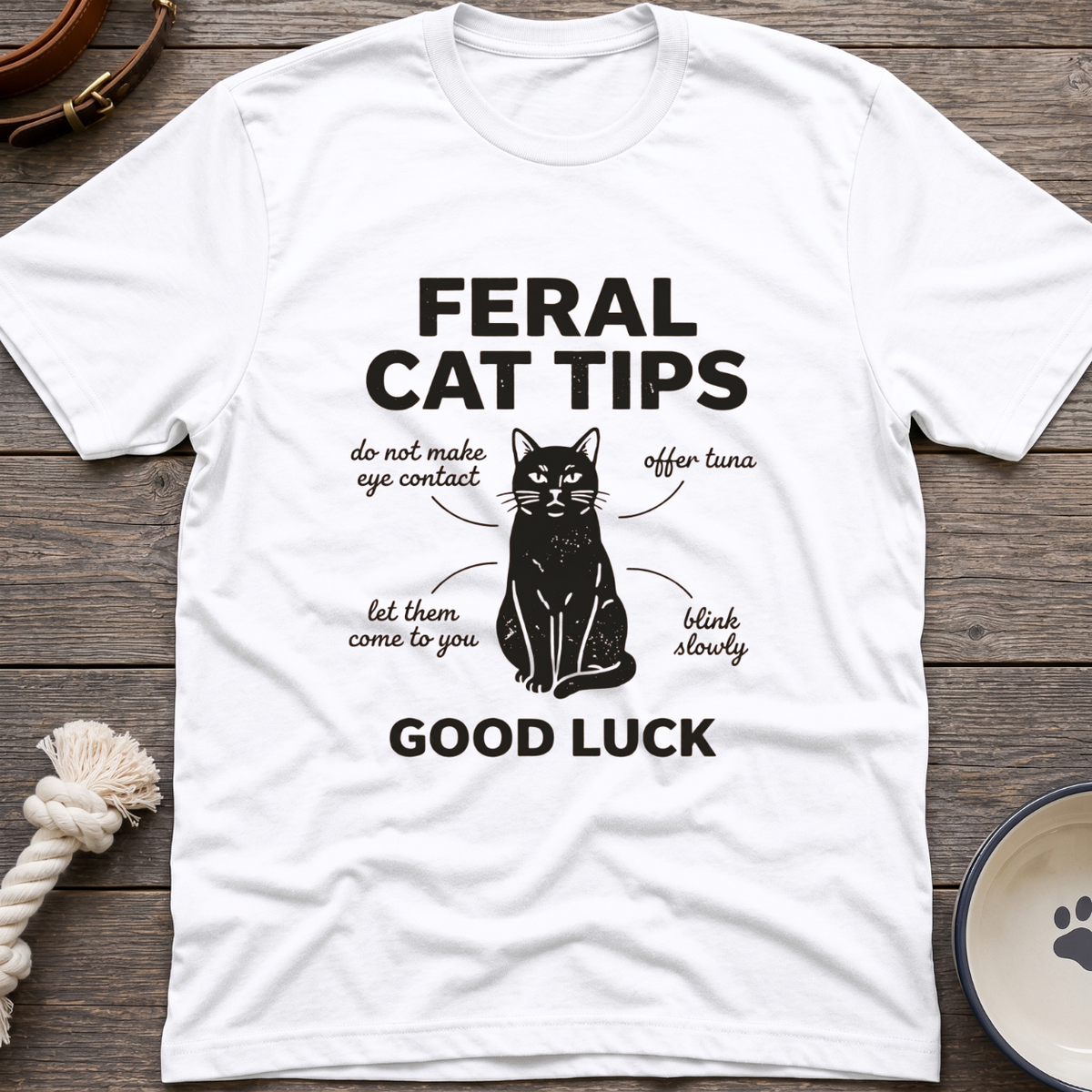 Feral Cat Tips T-Shirt
