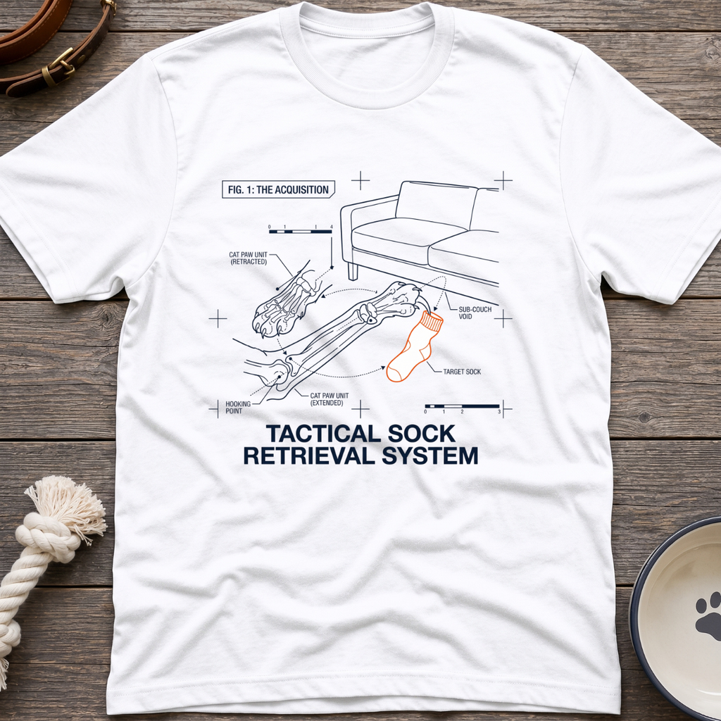 Sock Thief Diagram T-Shirt