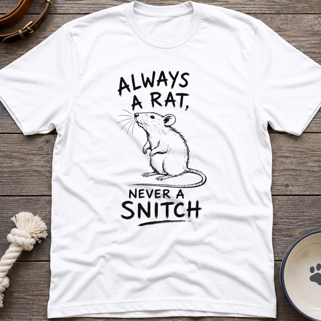 Rat Not Snitch T-Shirt
