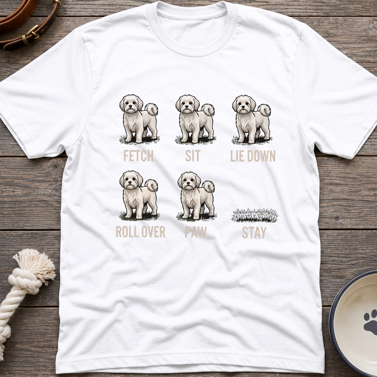 Dog Commands T-shirt