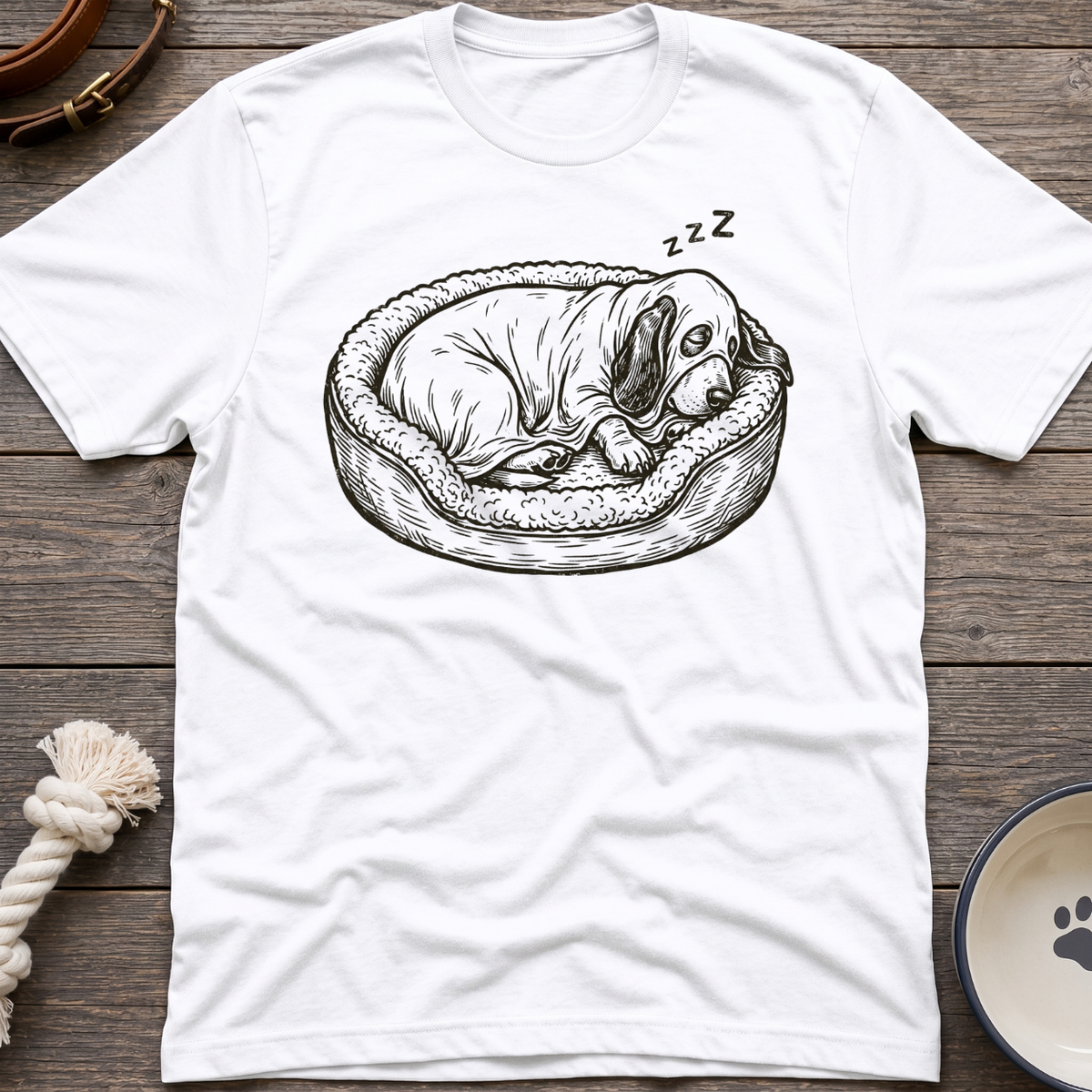 Sleepy Ghost Dog T-Shirt